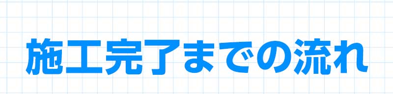 施工完了までの流れ